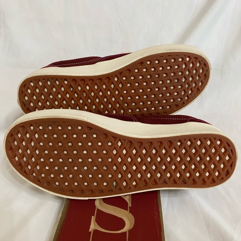 Vans Comfycush Era Shoes Suede sneakers, Wine Red, Men’s Size 8.5, Women’s 10 - Picture 10 of 12